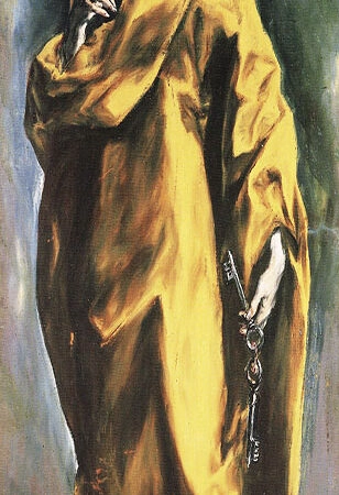 Πίνακας Πανοραμικός σε καμβά EL GRECO - SAINT PETER - El Greco Sticky 5