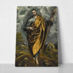 Πινακας σε καμβά EL GRECO - ST. JUDAS THADDAEUS OR ST. THOMAS