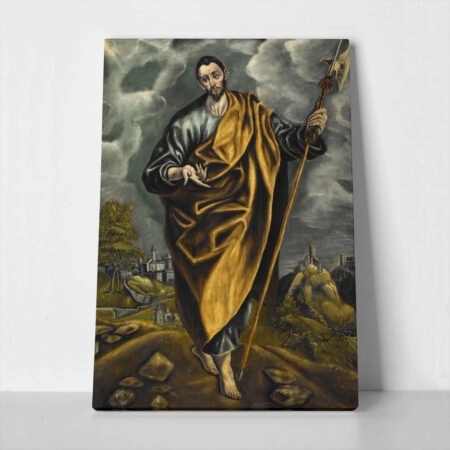 Πινακας σε καμβά EL GRECO - ST. JUDAS THADDAEUS OR ST. THOMAS