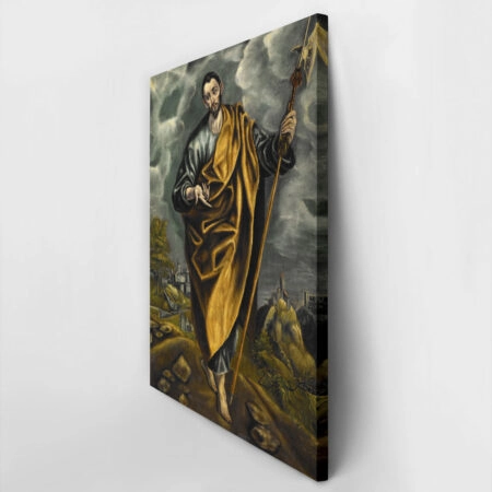 Πινακας σε καμβά EL GRECO - ST. JUDAS THADDAEUS OR ST. THOMAS - El Greco Sticky 2