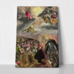 Πινακας σε καμβά EL GRECO - THE ADORATION OF THE NAME OF JESUS