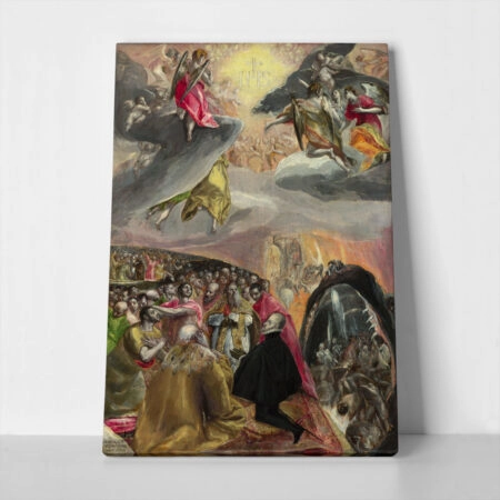 Πινακας σε καμβά EL GRECO - THE ADORATION OF THE NAME OF JESUS