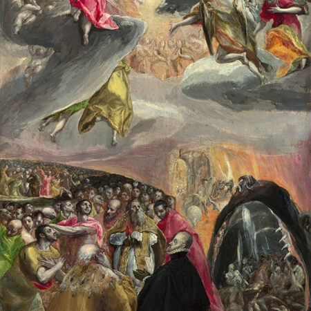 Πινακας σε καμβά EL GRECO - THE ADORATION OF THE NAME OF JESUS - El Greco Sticky 5
