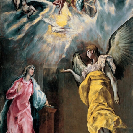 Πινακας σε καμβά EL GRECO - THE ANNUNCIATION 1610 - El Greco Sticky 5