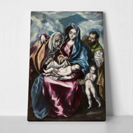 Πινακας σε καμβά EL GRECO - THE HOLY FAMILY