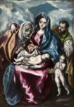 Πινακας σε καμβά EL GRECO - THE HOLY FAMILY
