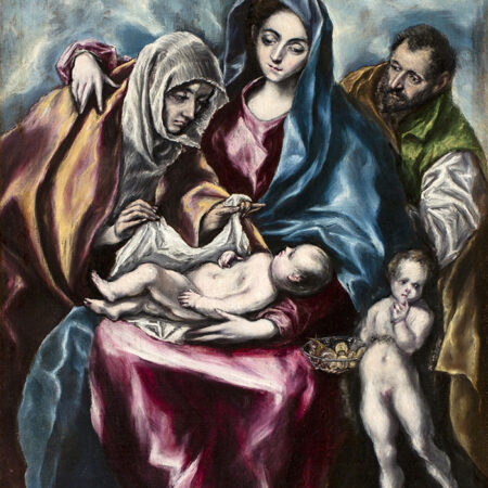 Πινακας σε καμβά EL GRECO - THE HOLY FAMILY - El Greco Sticky 5