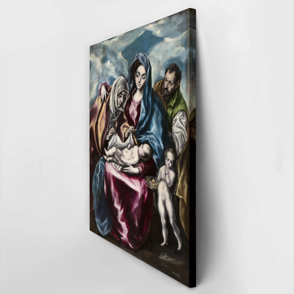 Πινακας σε καμβά EL GRECO - THE HOLY FAMILY