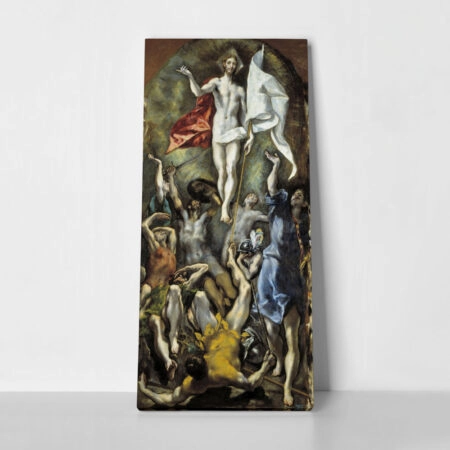 Πίνακας Πανοραμικός σε καμβά EL GRECO - THE RESURRECTION