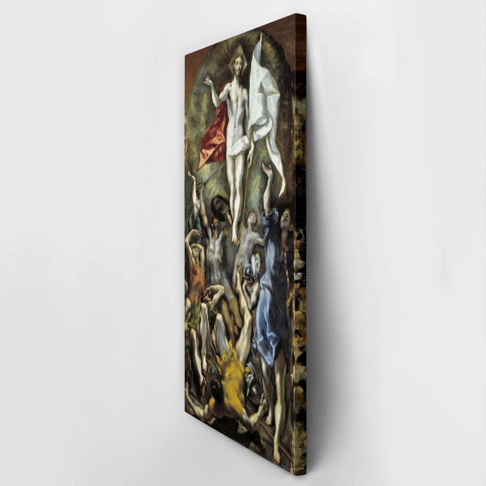 Πίνακας Πανοραμικός σε καμβά EL GRECO - THE RESURRECTION