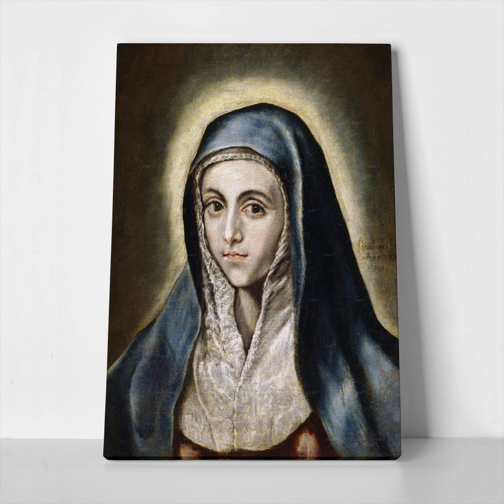 Πινακας σε καμβά EL GRECO - THE VIRGIN MARY