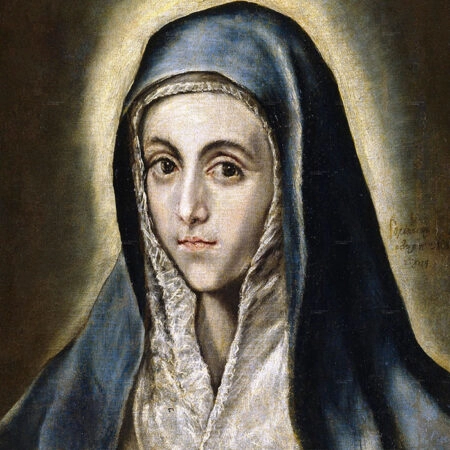 Πινακας σε καμβά EL GRECO - THE VIRGIN MARY - El Greco Sticky 5