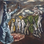 Πίνακας σε καμβά EL GRECO - THE VISION OF SAINT JOHN
