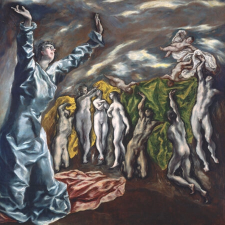 Πίνακας σε καμβά EL GRECO - THE VISION OF SAINT JOHN - El Greco Sticky 5