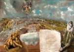 Πινακας σε καμβά EL GRECO - VIEW AND PLAN OF TOLEDO