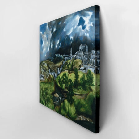 Πίνακας σε καμβά EL GRECO - VIEW OF TOLEDO - El Greco Sticky 2