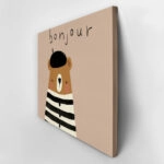 Πινακας σε καμβά FRENCH BEAR