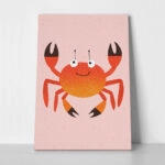 Πινακας σε καμβά HAPPY CRAB