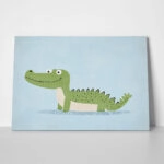 Πινακας σε καμβά HAPPY CROCODILE