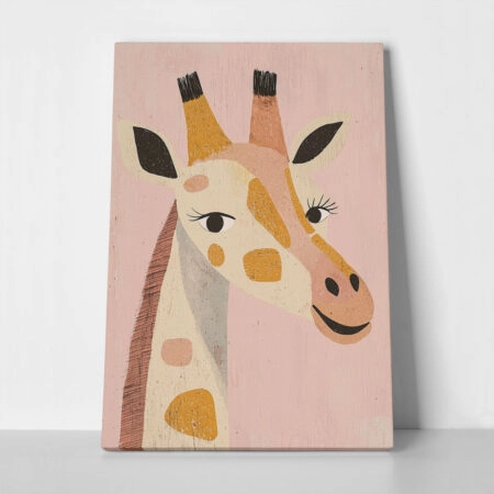 Πινακας σε καμβά HAPPY GIRAFFE - Παιδικοι και set