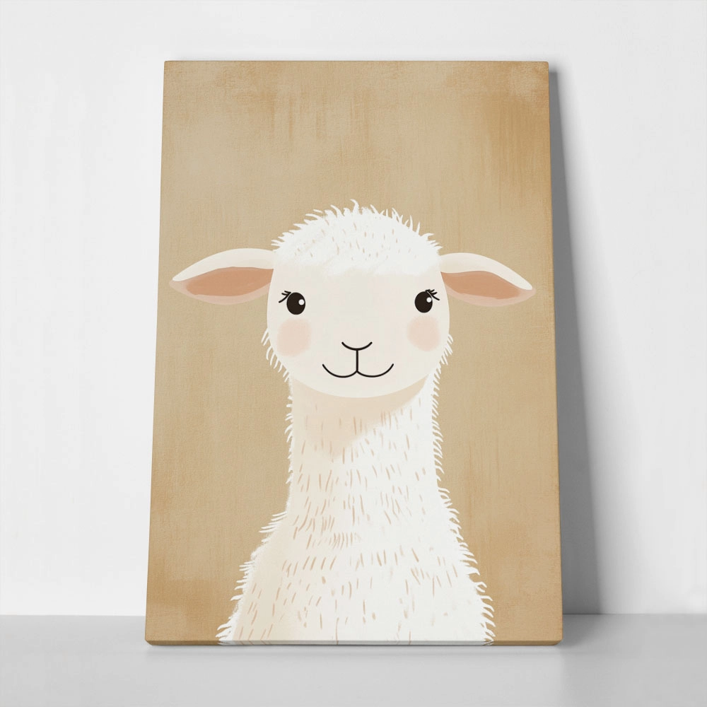 Πινακας σε καμβά HAPPY LAMB
