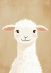Πινακας σε καμβά HAPPY LAMB