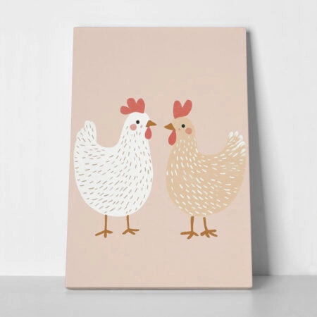 Πινακας σε καμβά HENS - Παιδικοι και set