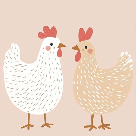 Πινακας σε καμβά HENS - Παιδικοι και set Sticky 5