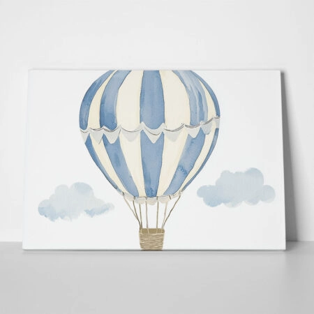 Πινακας σε καμβά HOT AIR BALLOON - Παιδικοι και set