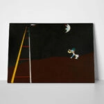 Πινακας σε καμβά JOAN MIRO - DOG BARKING AT THE MOON