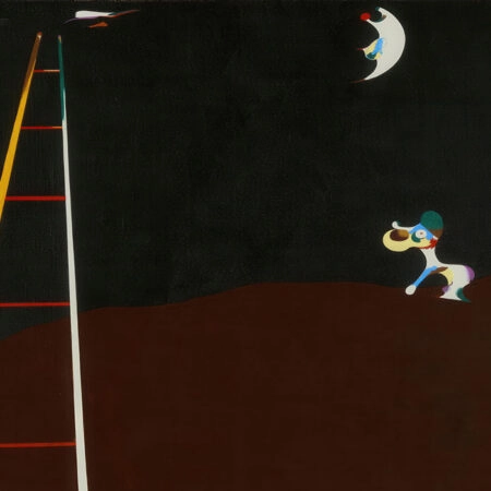 Πινακας σε καμβά JOAN MIRO - DOG BARKING AT THE MOON - Juan Miro Sticky 5