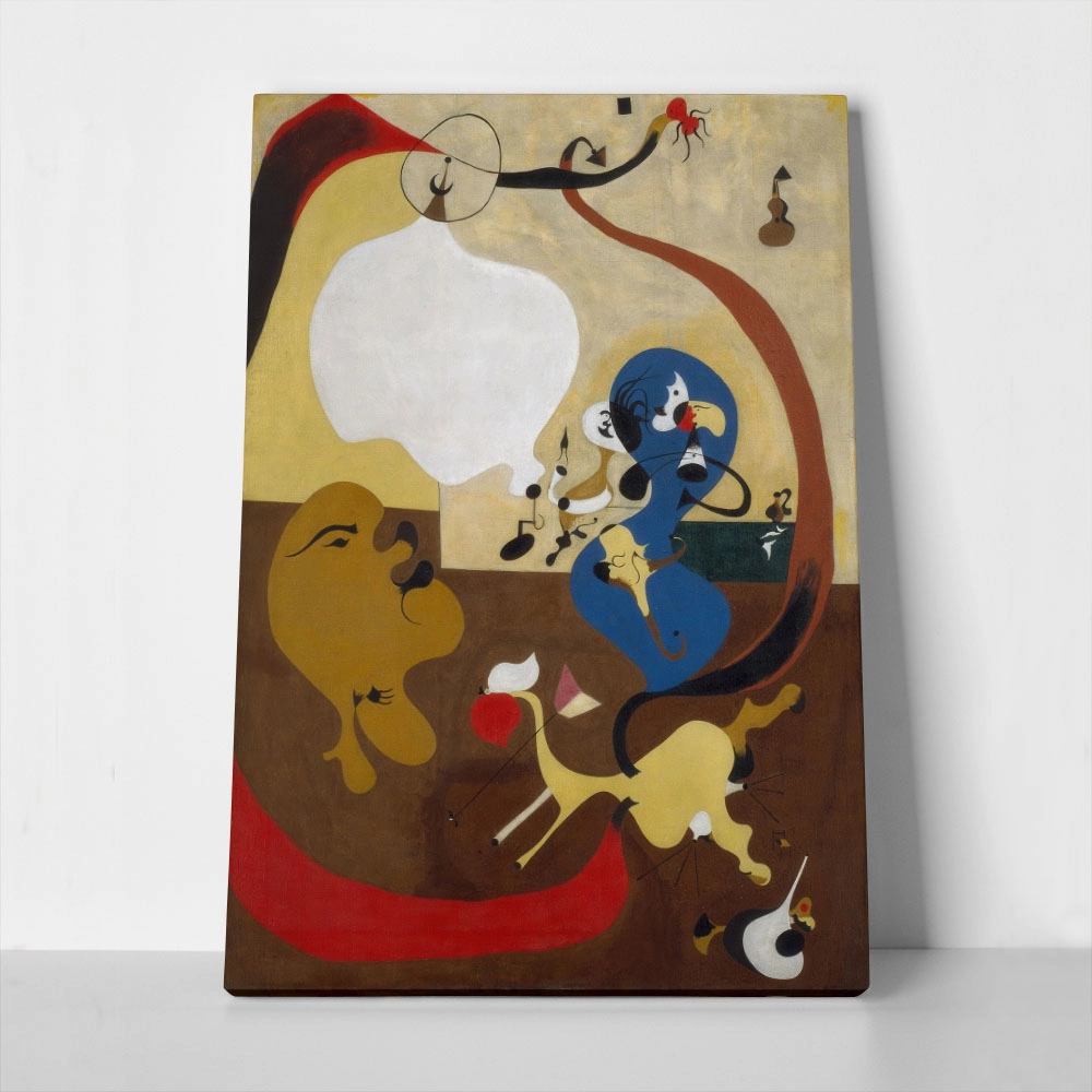 Πινακας σε καμβά JOAN MIRO - DUTCH INTERIOR II