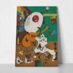 Πινακας σε καμβά JOAN MIRO - DUTCH INTERIOR I