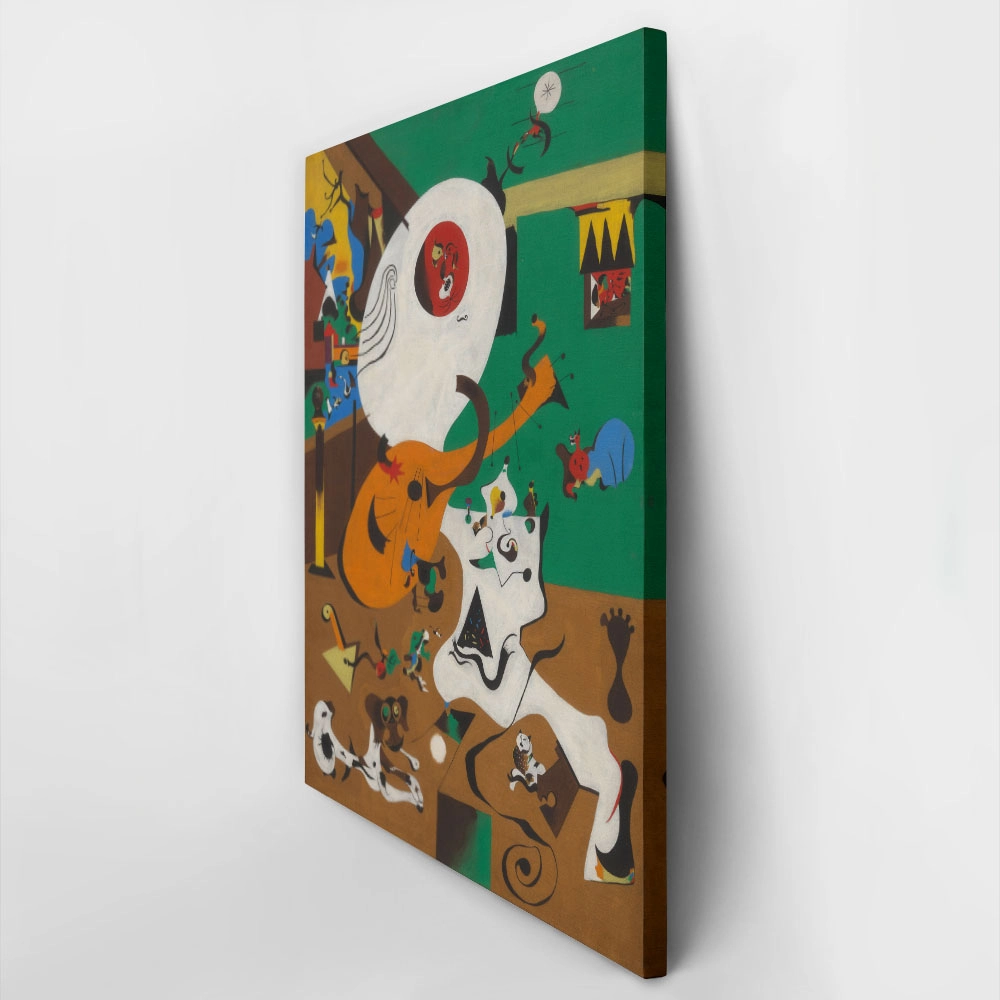Πινακας σε καμβά JOAN MIRO - DUTCH INTERIOR I