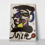 Πινακας σε καμβά JOAN MIRO - EYES IN DIFFERENT COLORS
