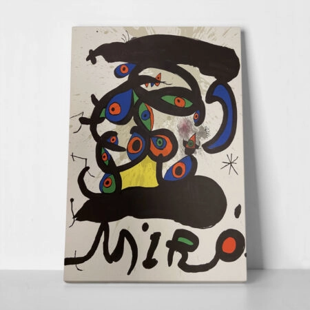 Πινακας σε καμβά JOAN MIRO - EYES IN DIFFERENT COLORS