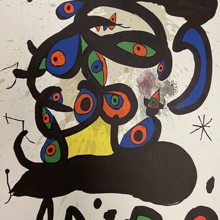 Πινακας σε καμβά JOAN MIRO - EYES IN DIFFERENT COLORS - Juan Miro Sticky 5