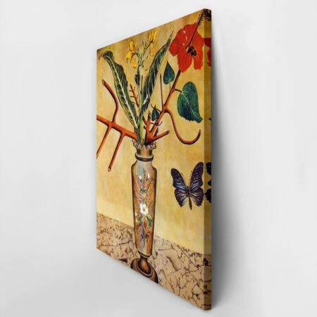 Πινακας σε καμβά JOAN MIRO - FLOWERS AND BUTTERFLY - Juan Miro Sticky 2