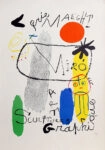 Πινακας σε καμβά JOAN MIRO - LITHGRAPH GALERIE MAEGHT EXHIBITION