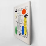 Πινακας σε καμβά JOAN MIRO - LITHGRAPH GALERIE MAEGHT EXHIBITION
