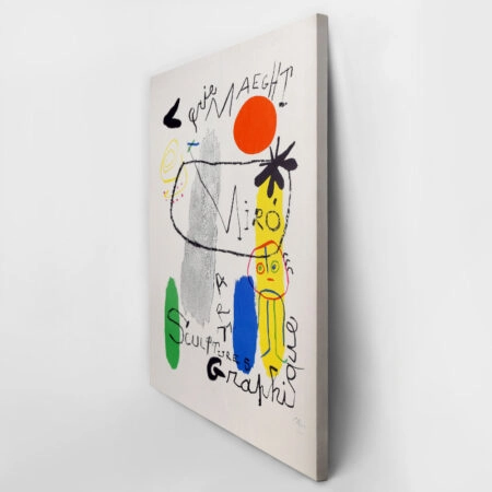 Πινακας σε καμβά JOAN MIRO - LITHGRAPH GALERIE MAEGHT EXHIBITION - Juan Miro Sticky 2