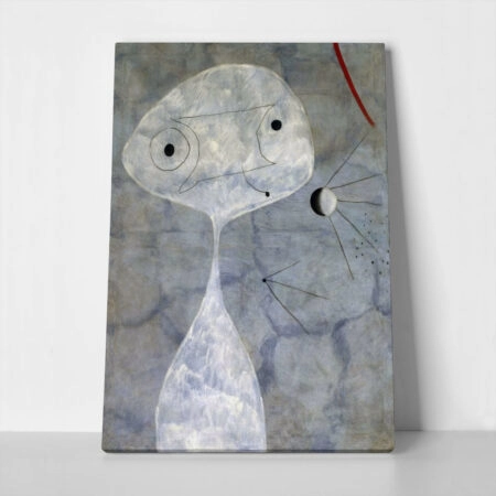 Πινακας σε καμβά JOAN MIRO - MAN WITH A PIPE