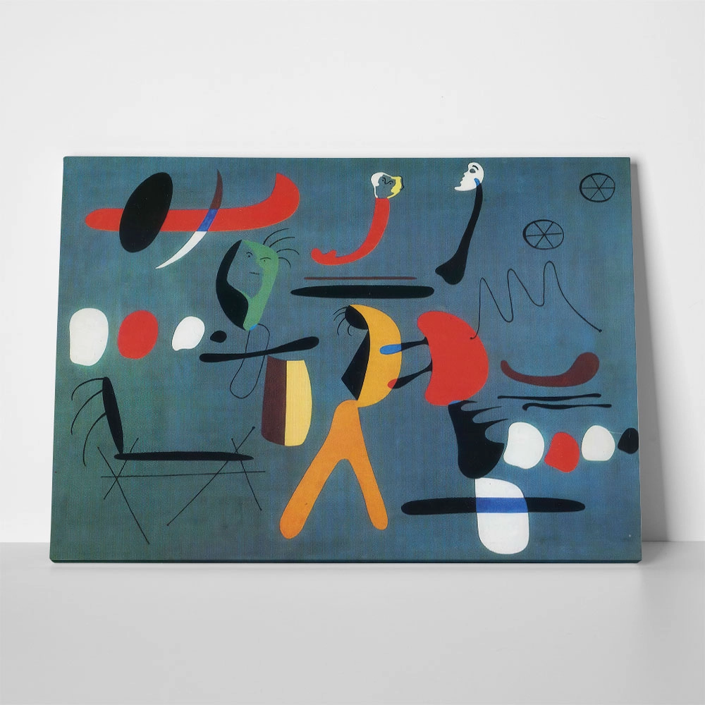 Πινακας σε καμβά JOAN MIRO - PAINTING 1933