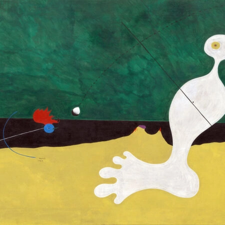 Πινακας σε καμβά JOAN MIRO - PERSON THROWING A STONE AT A BIRD - Juan Miro Sticky 5
