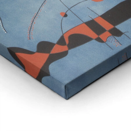 Πινακας σε καμβά JOAN MIRO - PERSONAGE IN THE NIGHT GUIDED BY THE PHOSPHORESCENT TRAILS OF SNAILS - Juan Miro Sticky 1