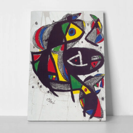 Πινακας σε καμβά JOAN MIRO - POSTER FOR MUSEU DE LA RESISTENCIA