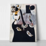 Πινακας σε καμβά JOAN MIRO - SEATED WOMAN II