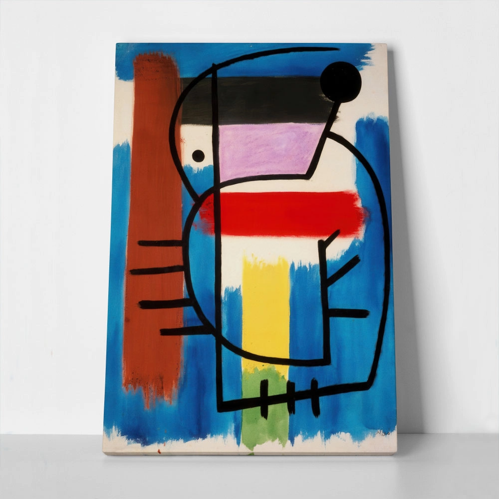 Πινακας σε καμβά JOAN MIRO - SEATED WOMAN I