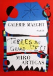 Πινακας σε καμβά JOAN MIRO - TERRES DE GRAND FEU
