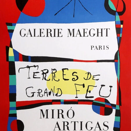 Πινακας σε καμβά JOAN MIRO - TERRES DE GRAND FEU - Juan Miro Sticky 5